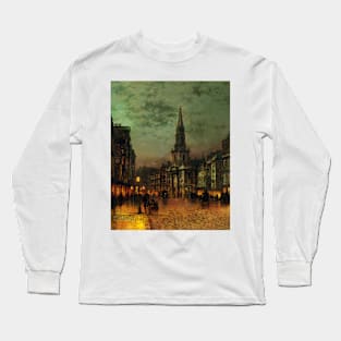 Blackman Street London by John Atkinson Grimshaw Long Sleeve T-Shirt